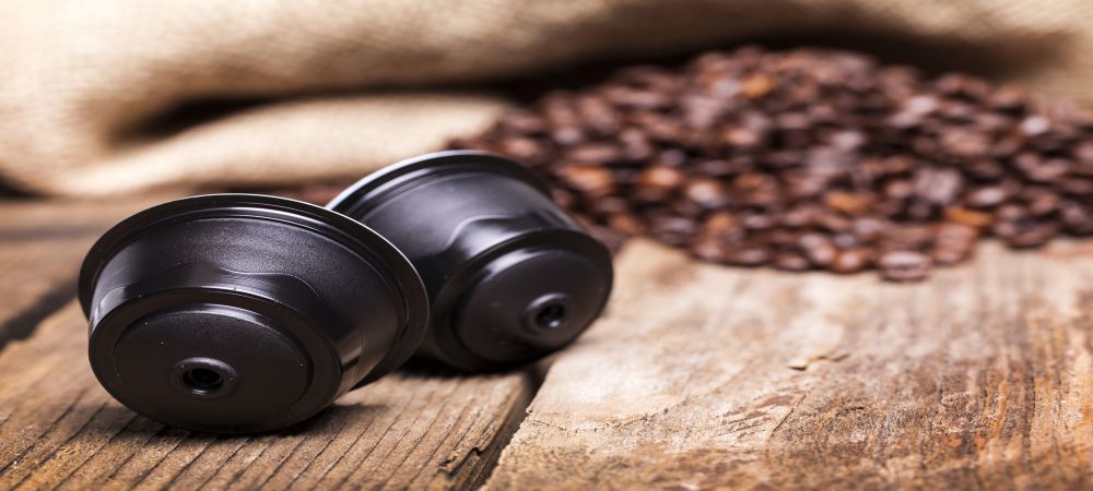 black coffee pods